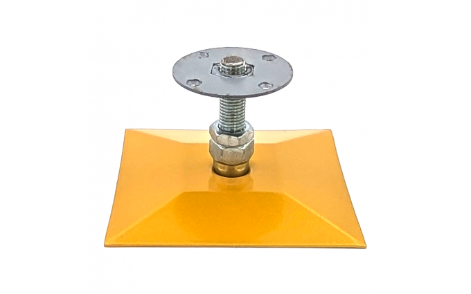Опора регулируемая / пирамида металл D14 см, квадрат